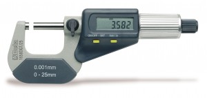 Digital display micrometer